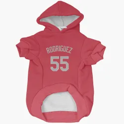 Chicago White Sox Jose Rodriguez Red Pet Hoodie for Dog & Cat