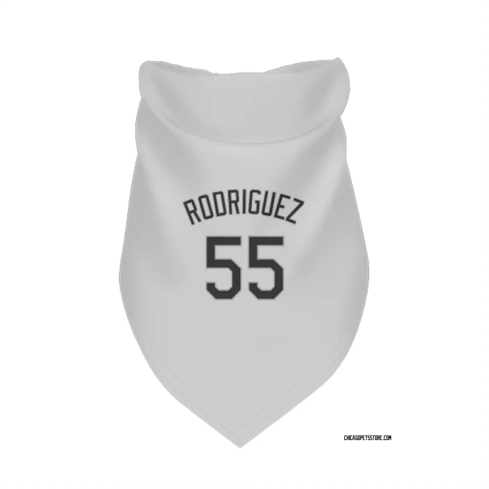 Chicago White Sox Jose Rodriguez White Pet Bandana for Dog & Cat