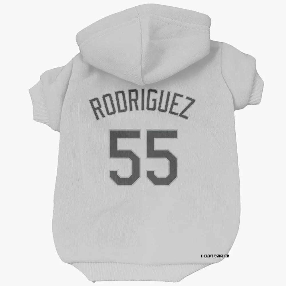 Chicago White Sox Jose Rodriguez White Pet Hoodie for Dog & Cat