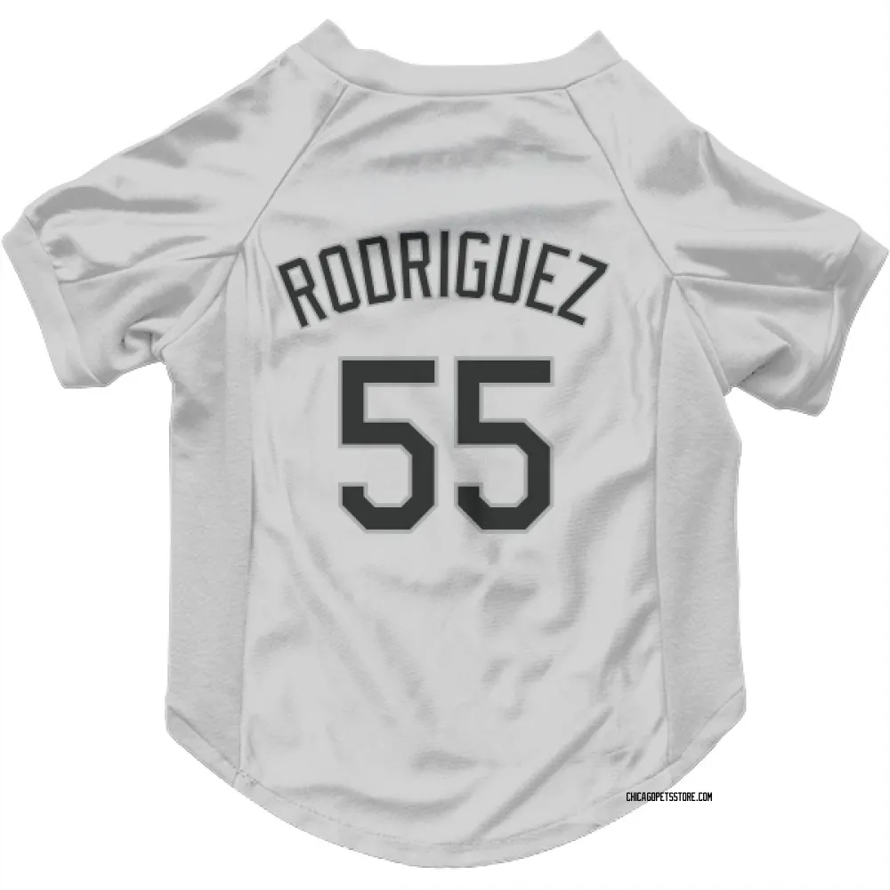 Chicago White Sox Jose Rodriguez White Pet Jersey for Dog & Cat
