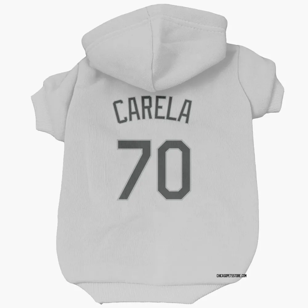 Chicago White Sox Juan Carela White Pet Hoodie for Dog & Cat