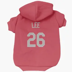 Chicago White Sox Korey Lee Red Pet Hoodie for Dog & Cat