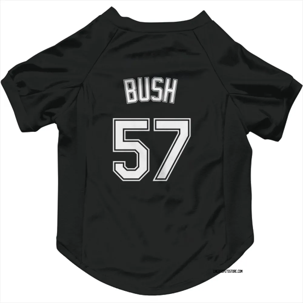 Chicago White Sox Ky Bush Black Pet Jersey for Dog & Cat