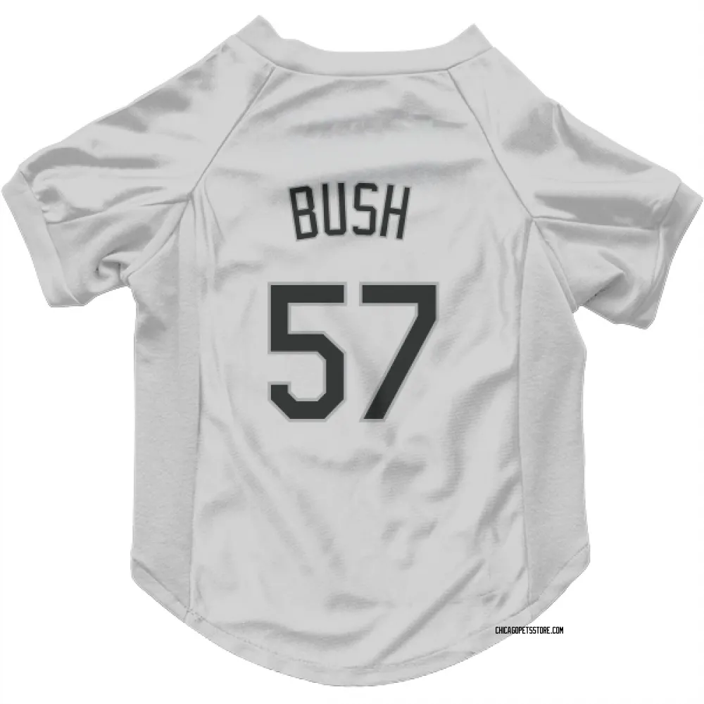 Chicago White Sox Ky Bush White Pet Jersey for Dog & Cat