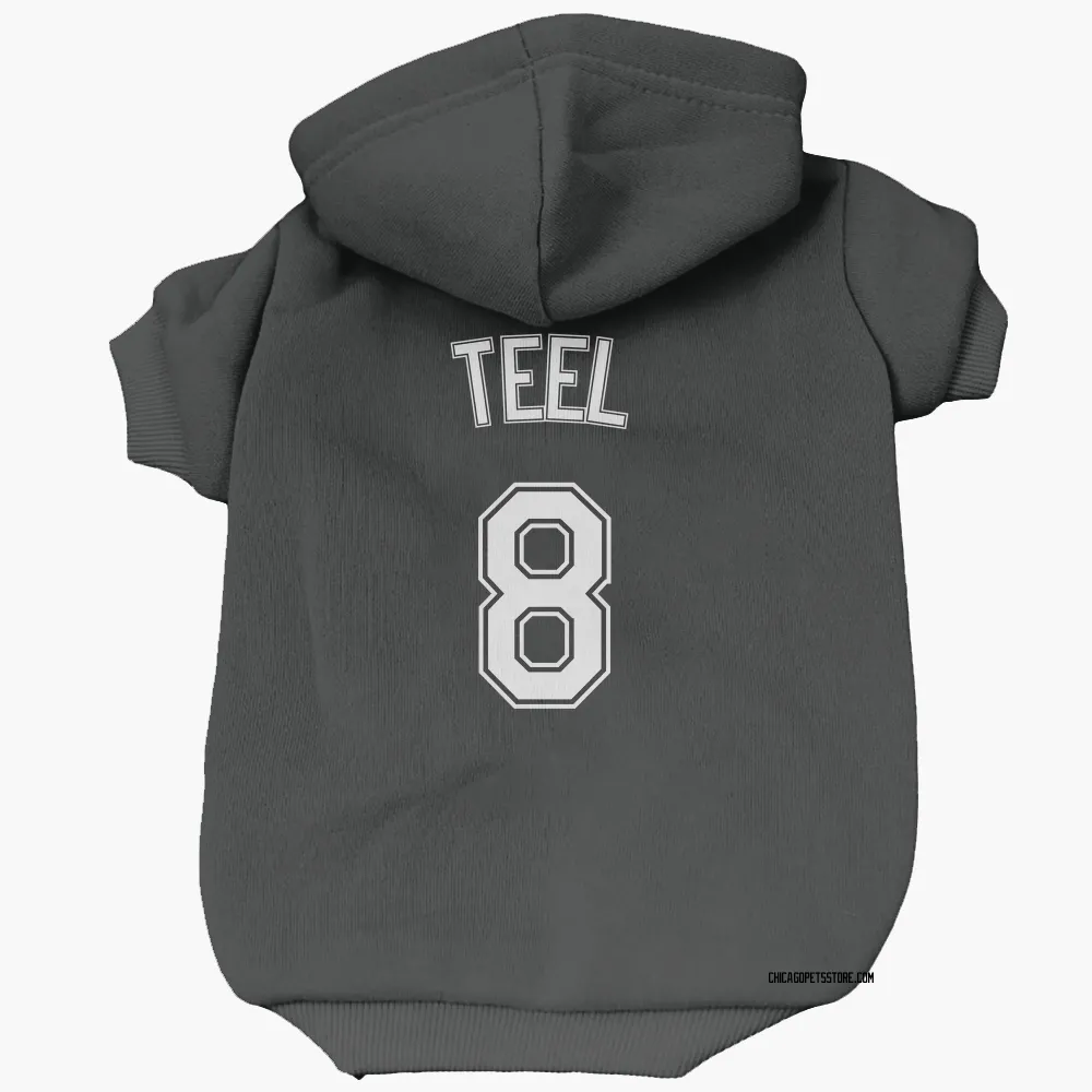 Chicago White Sox Kyle Teel Black Pet Hoodie for Dog & Cat