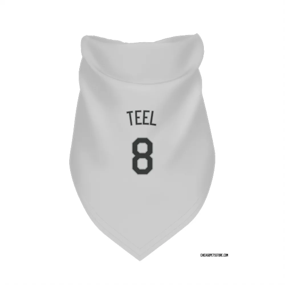 Chicago White Sox Kyle Teel White Pet Bandana for Dog & Cat