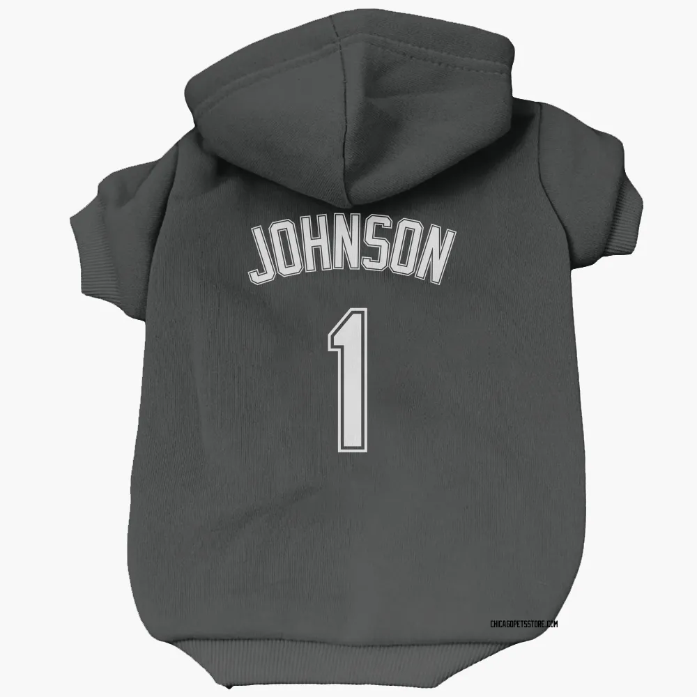 Chicago White Sox Lance Johnson Black Pet Hoodie for Dog & Cat