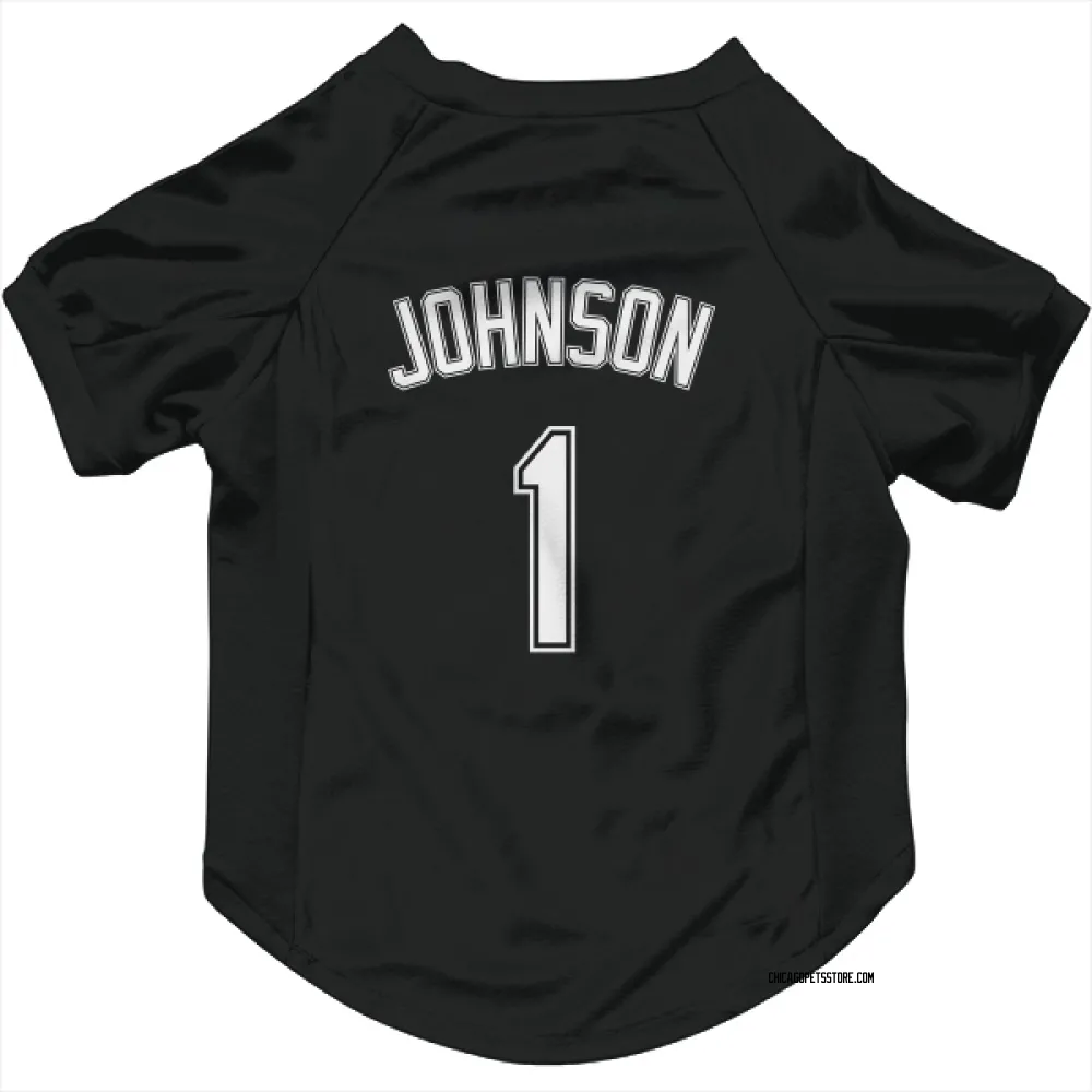 Chicago White Sox Lance Johnson Black Pet Jersey for Dog & Cat