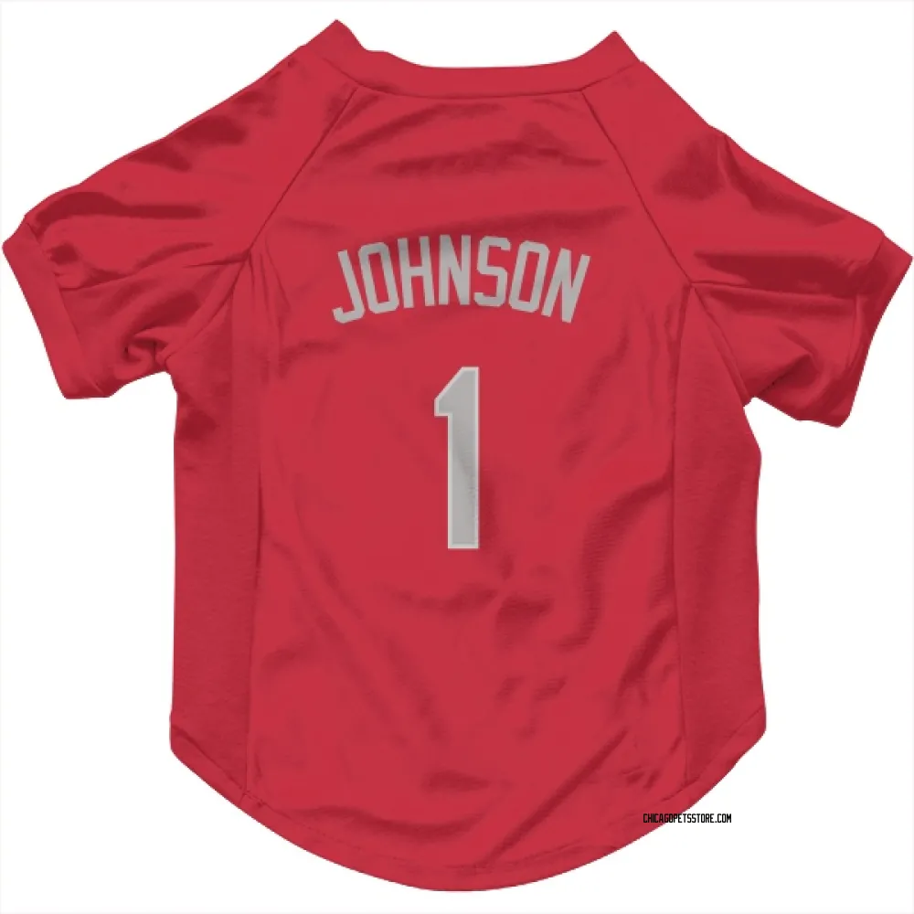 Chicago White Sox Lance Johnson Red Pet Jersey for Dog & Cat