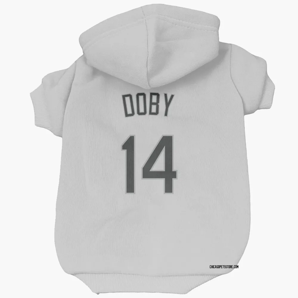 Chicago White Sox Larry Doby White Pet Hoodie for Dog & Cat