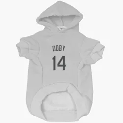 Chicago White Sox Larry Doby White Pet Hoodie for Dog & Cat
