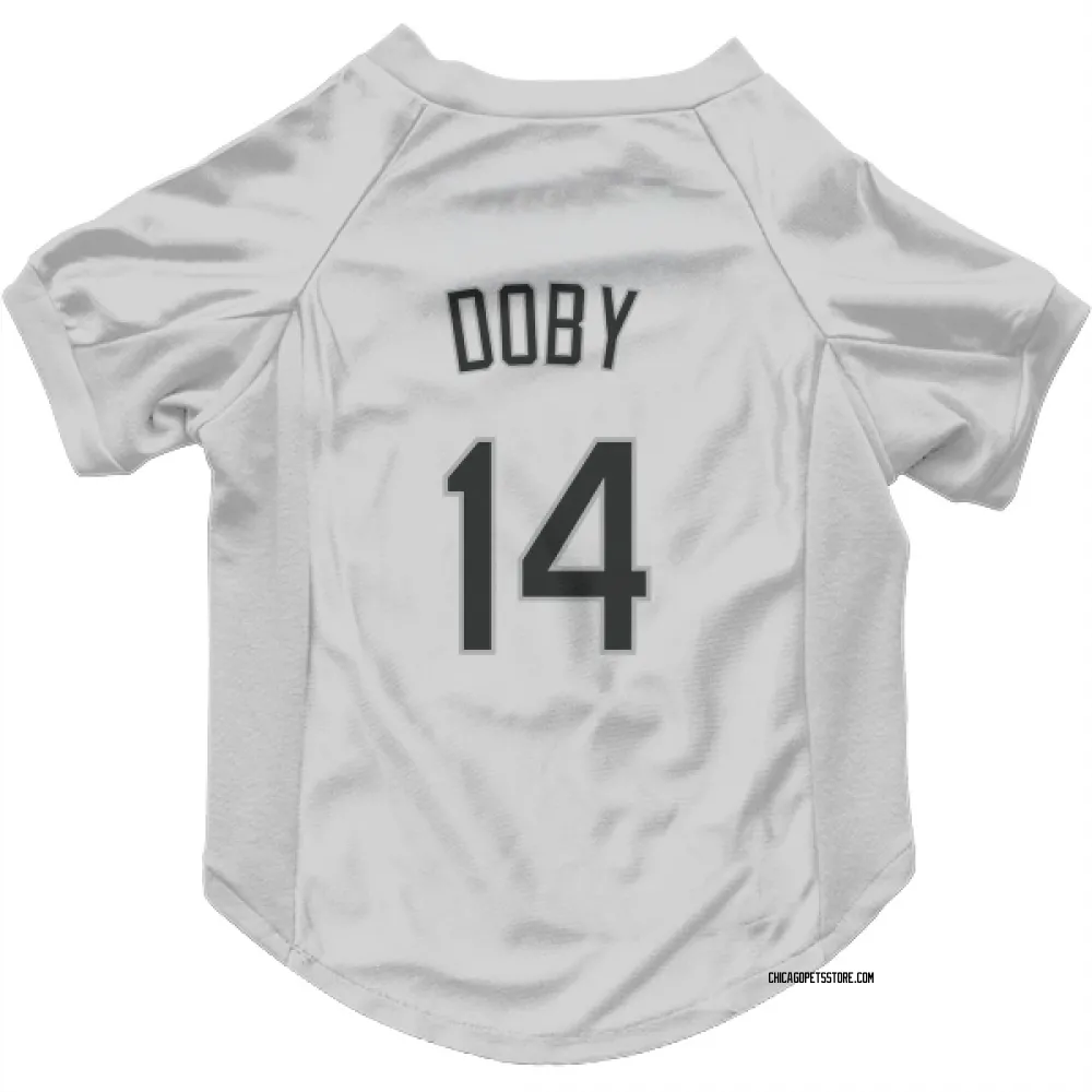 Chicago White Sox Larry Doby White Pet Jersey for Dog & Cat