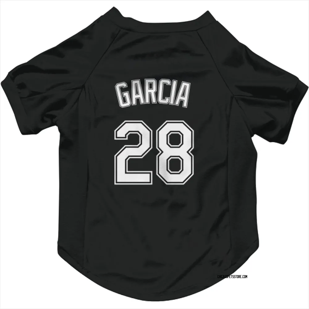 Chicago White Sox Leury Garcia Black Pet Jersey for Dog & Cat