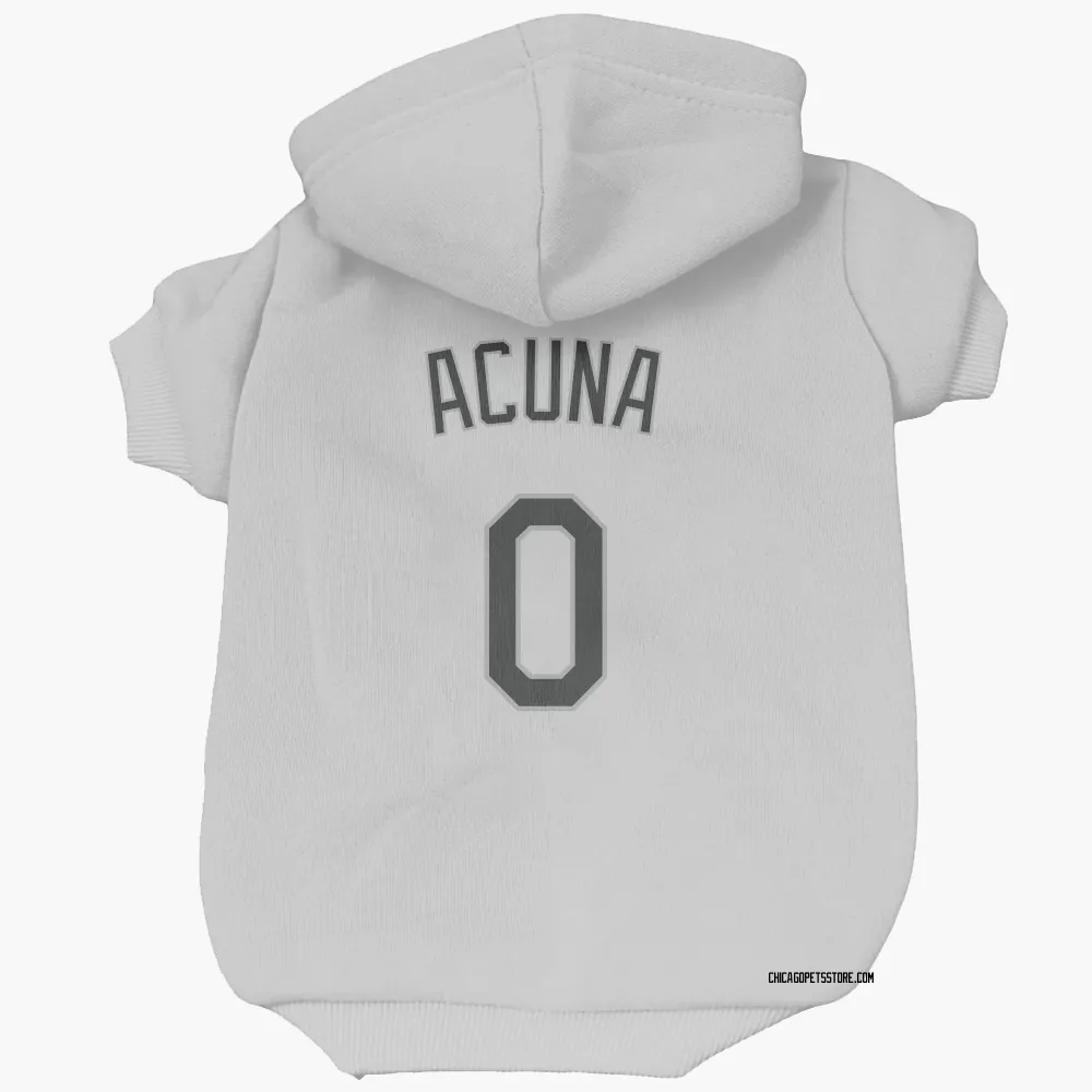 Chicago White Sox Luisangel Acuna White Pet Hoodie for Dog & Cat