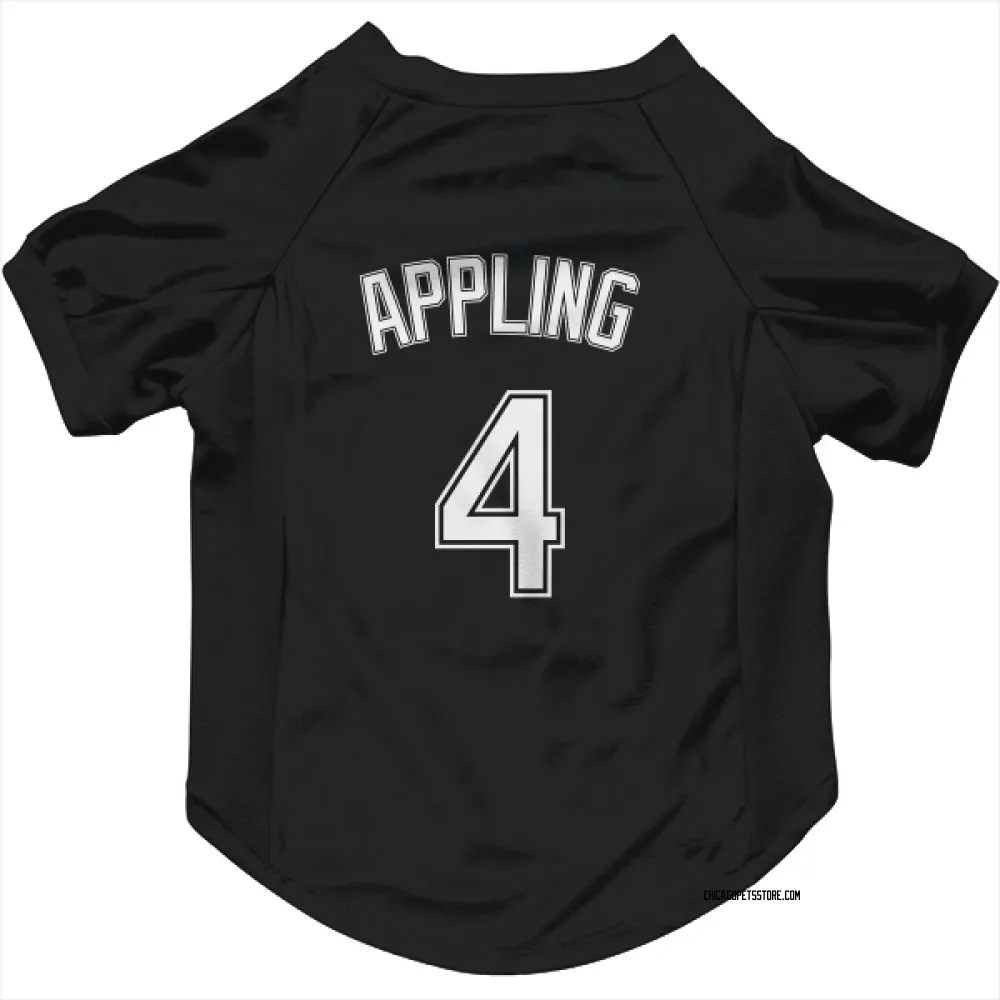 Chicago White Sox Luke Appling Black Pet Jersey for Dog & Cat