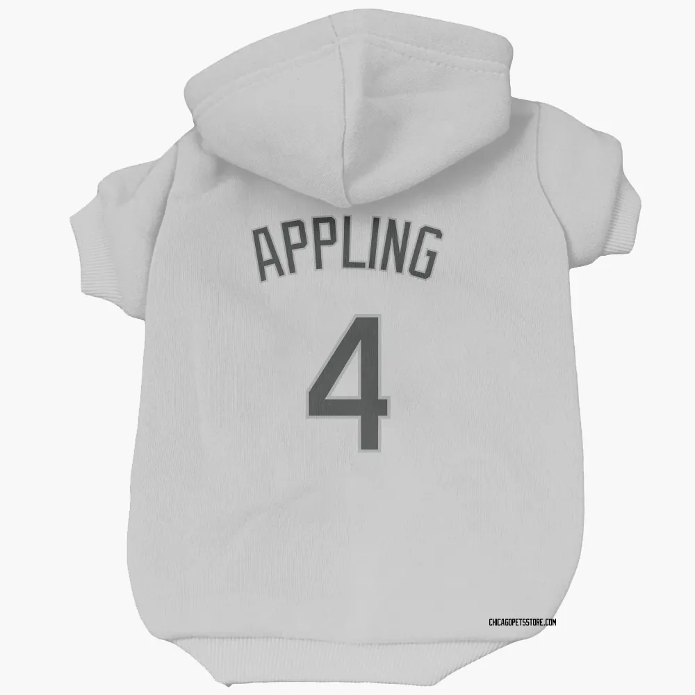 Chicago White Sox Luke Appling White Pet Hoodie for Dog & Cat