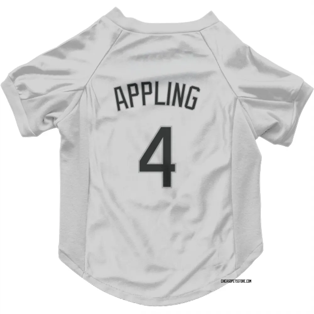 Chicago White Sox Luke Appling White Pet Jersey for Dog & Cat