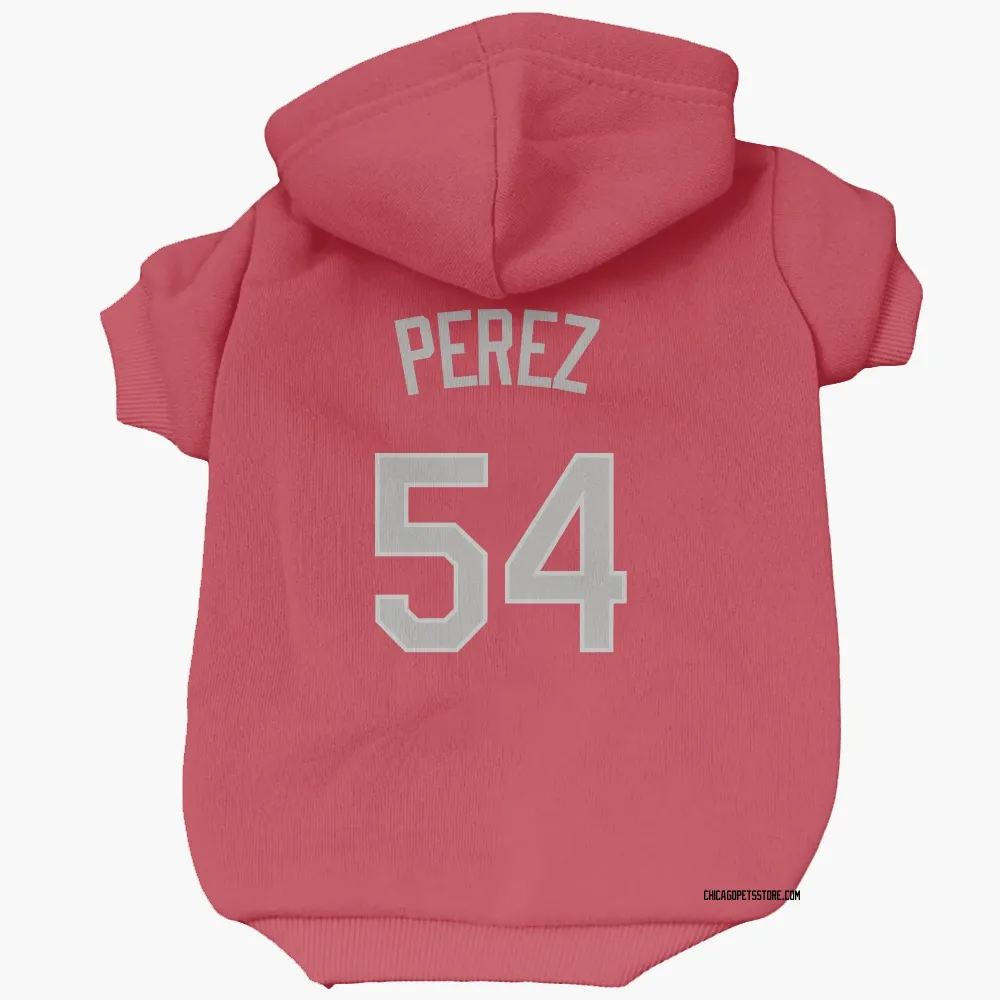 Chicago White Sox Martin Perez Red Pet Hoodie for Dog & Cat