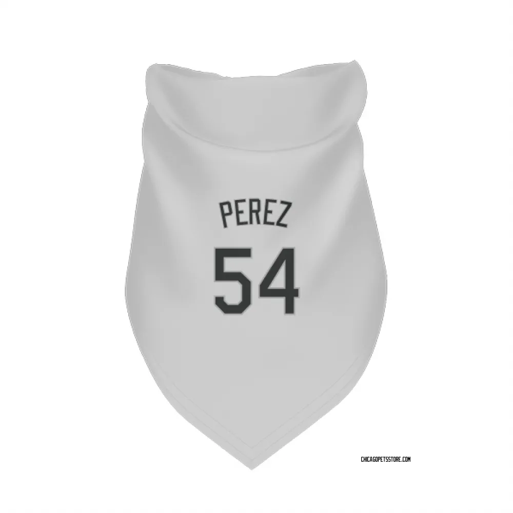 Chicago White Sox Martin Perez White Pet Bandana for Dog & Cat