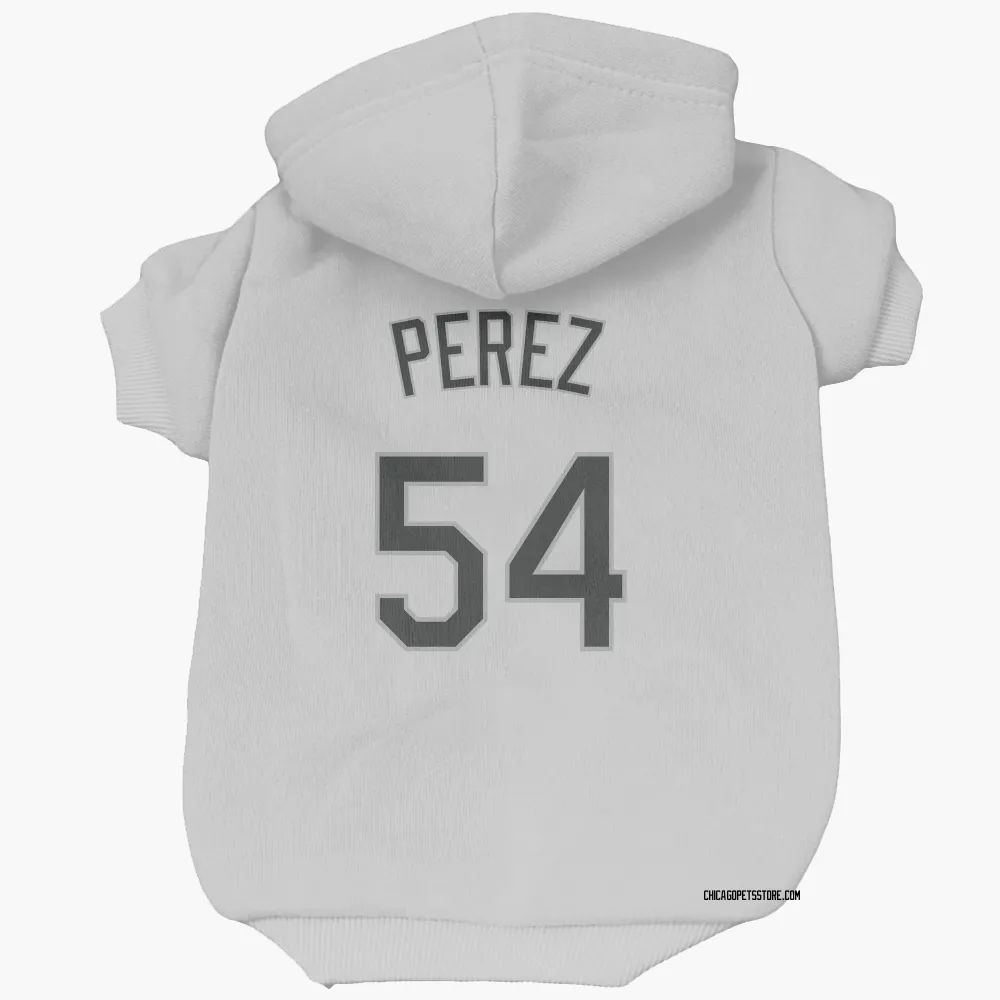 Chicago White Sox Martin Perez White Pet Hoodie for Dog & Cat