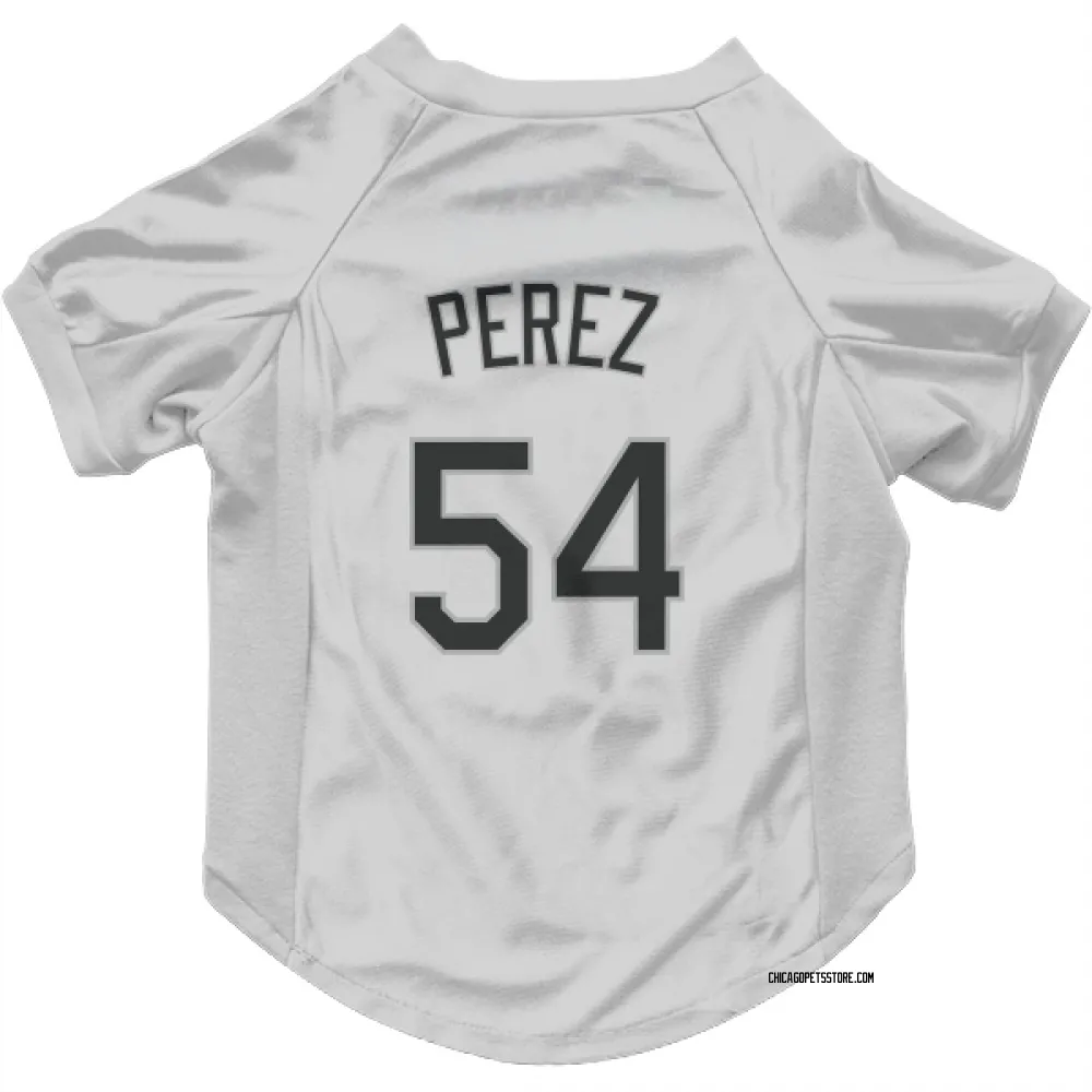 Chicago White Sox Martin Perez White Pet Jersey for Dog & Cat