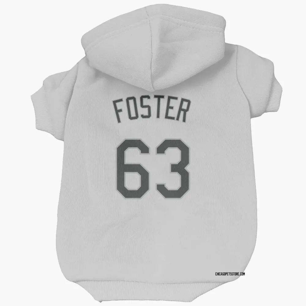 Chicago White Sox Matt Foster White Pet Hoodie for Dog & Cat