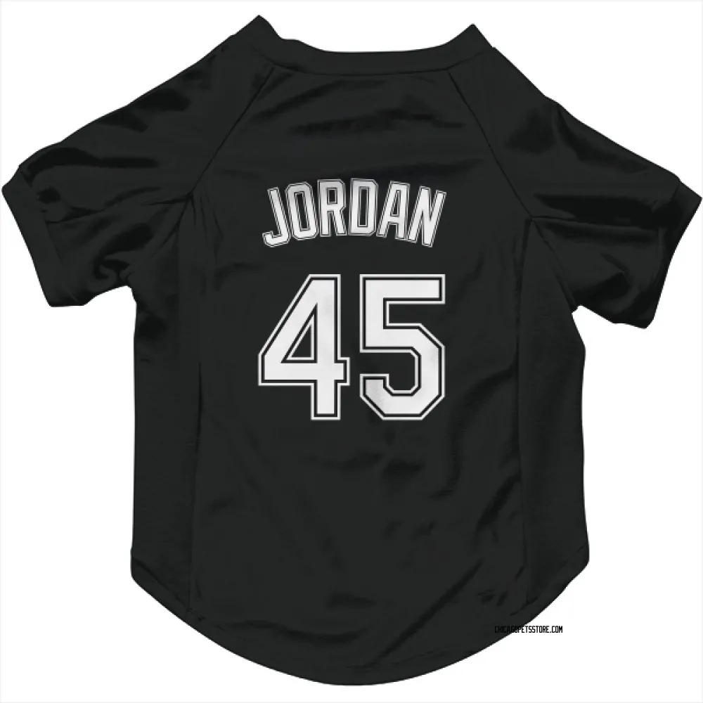 Chicago White Sox Michael Jordan Black Pet Jersey for Dog & Cat