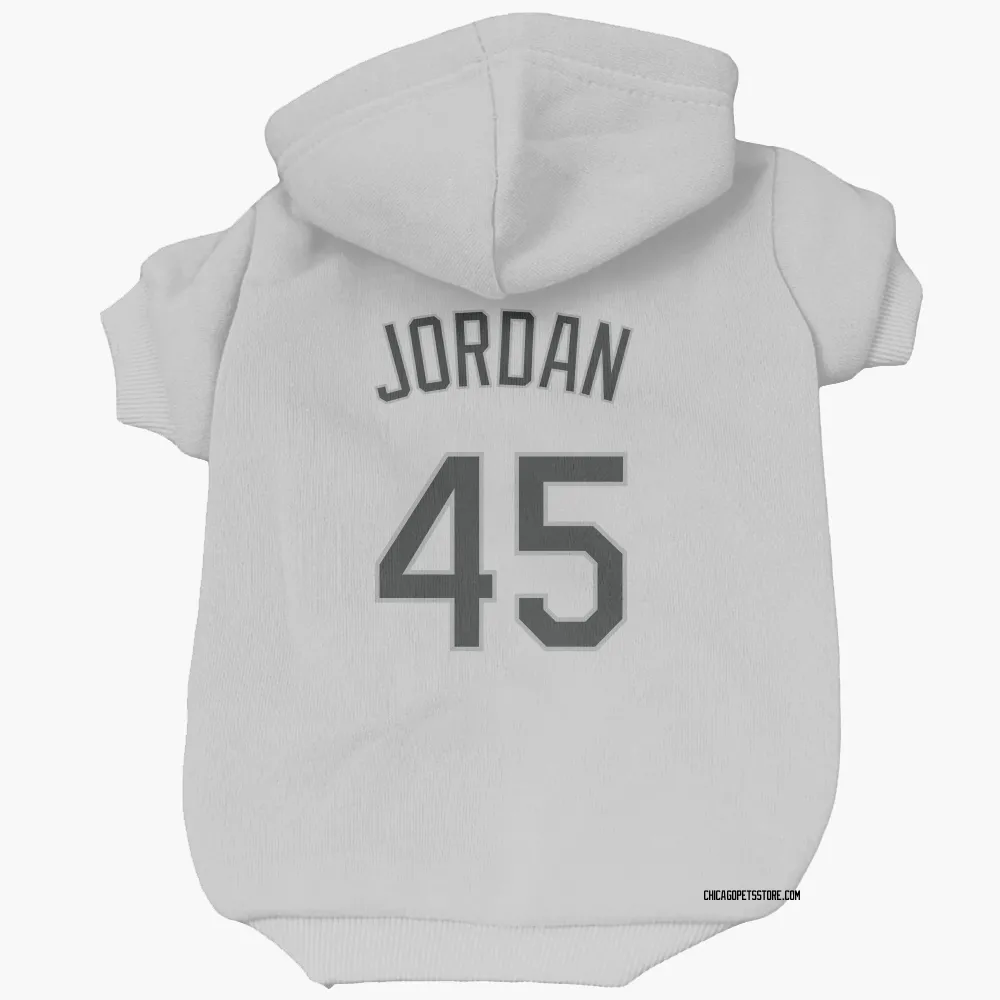 Chicago White Sox Michael Jordan White Pet Hoodie for Dog & Cat