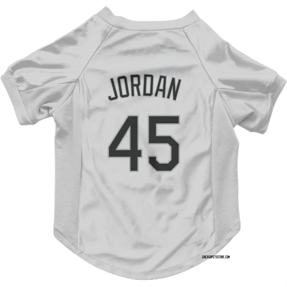 Chicago White Sox Michael Jordan White Pet Jersey for Dog & Cat