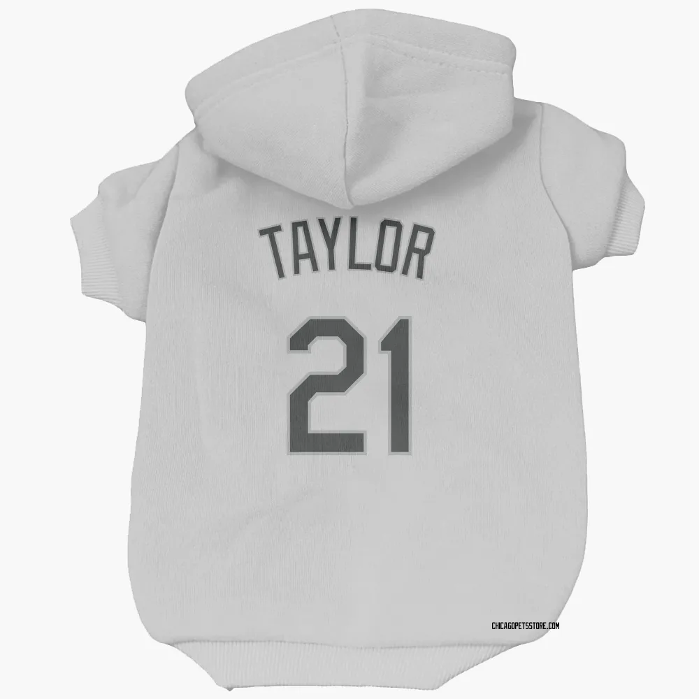 Chicago White Sox Michael Taylor White Pet Hoodie for Dog & Cat
