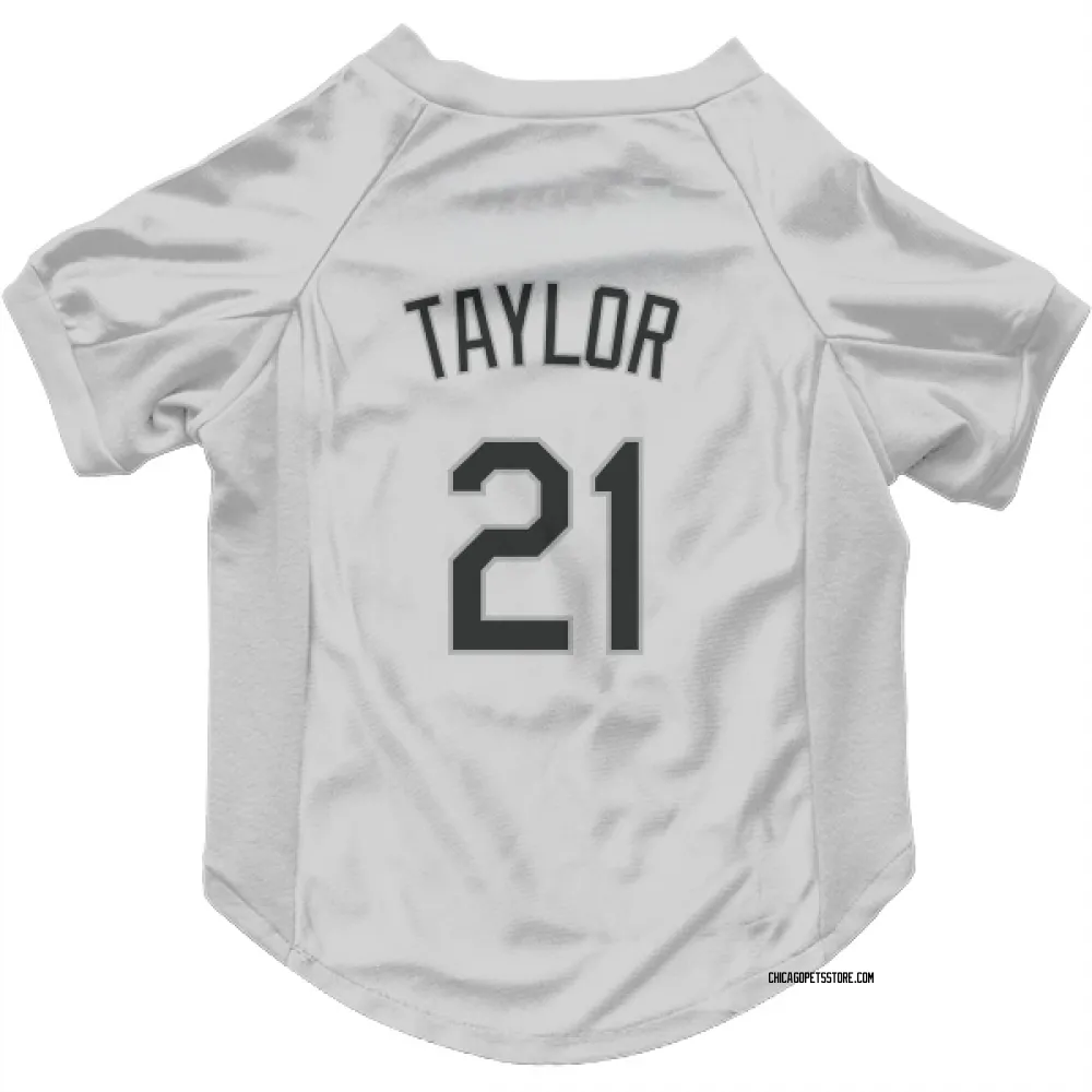Chicago White Sox Michael Taylor White Pet Jersey for Dog & Cat