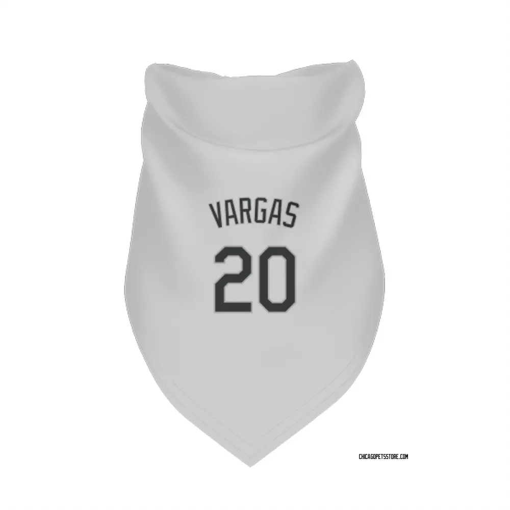 Chicago White Sox Miguel Vargas White Pet Bandana for Dog & Cat