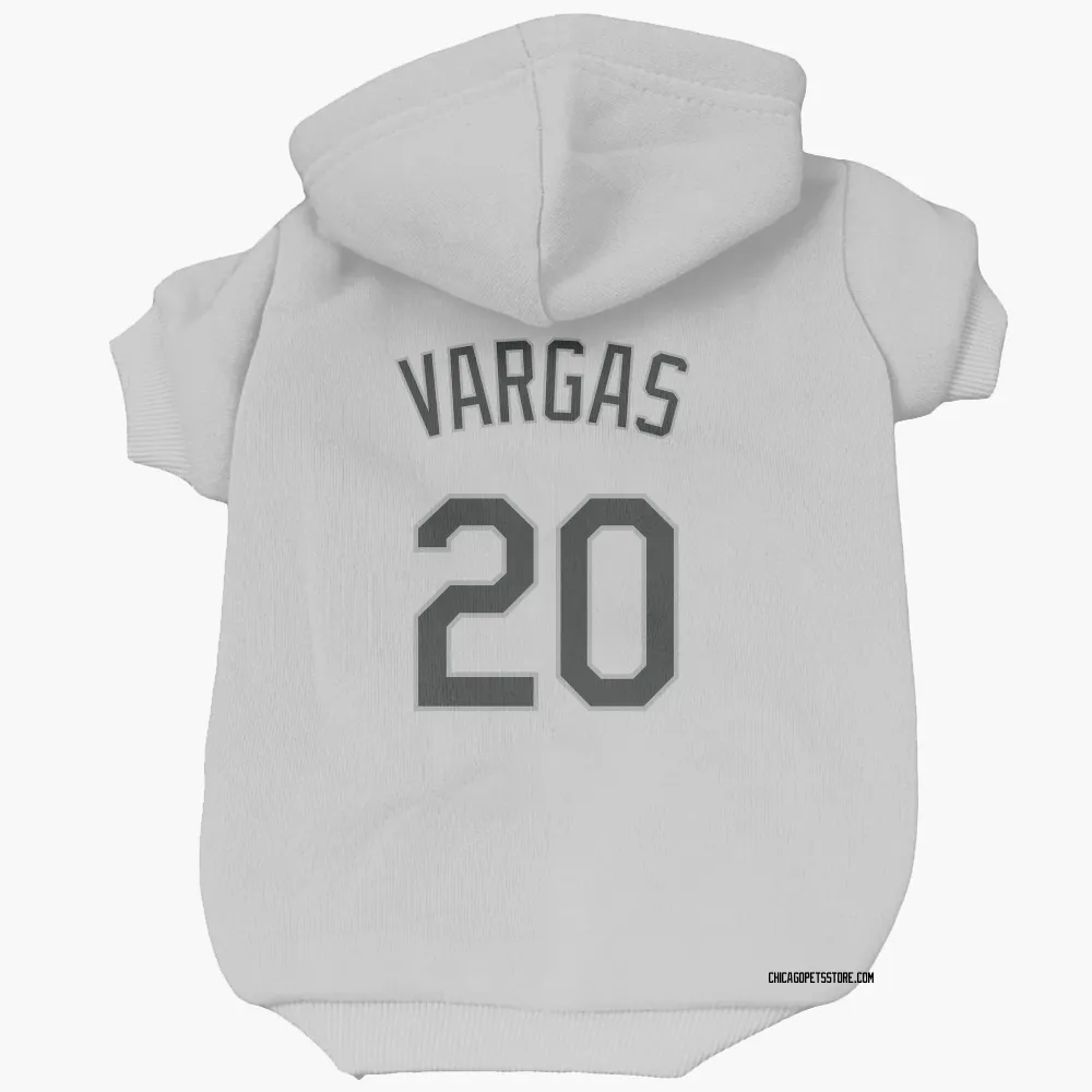 Chicago White Sox Miguel Vargas White Pet Hoodie for Dog & Cat
