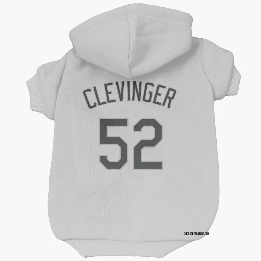 Chicago White Sox Mike Clevinger White Pet Hoodie for Dog & Cat