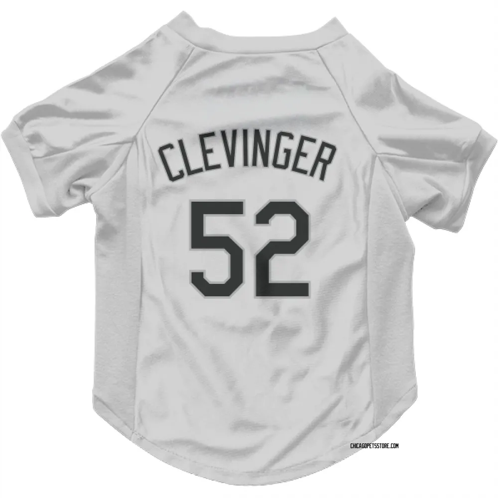 Chicago White Sox Mike Clevinger White Pet Jersey for Dog & Cat