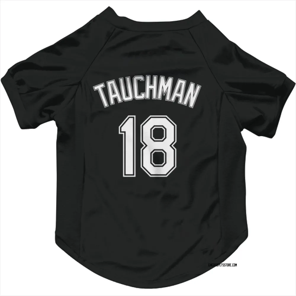 Chicago White Sox Mike Tauchman Black Pet Jersey for Dog & Cat