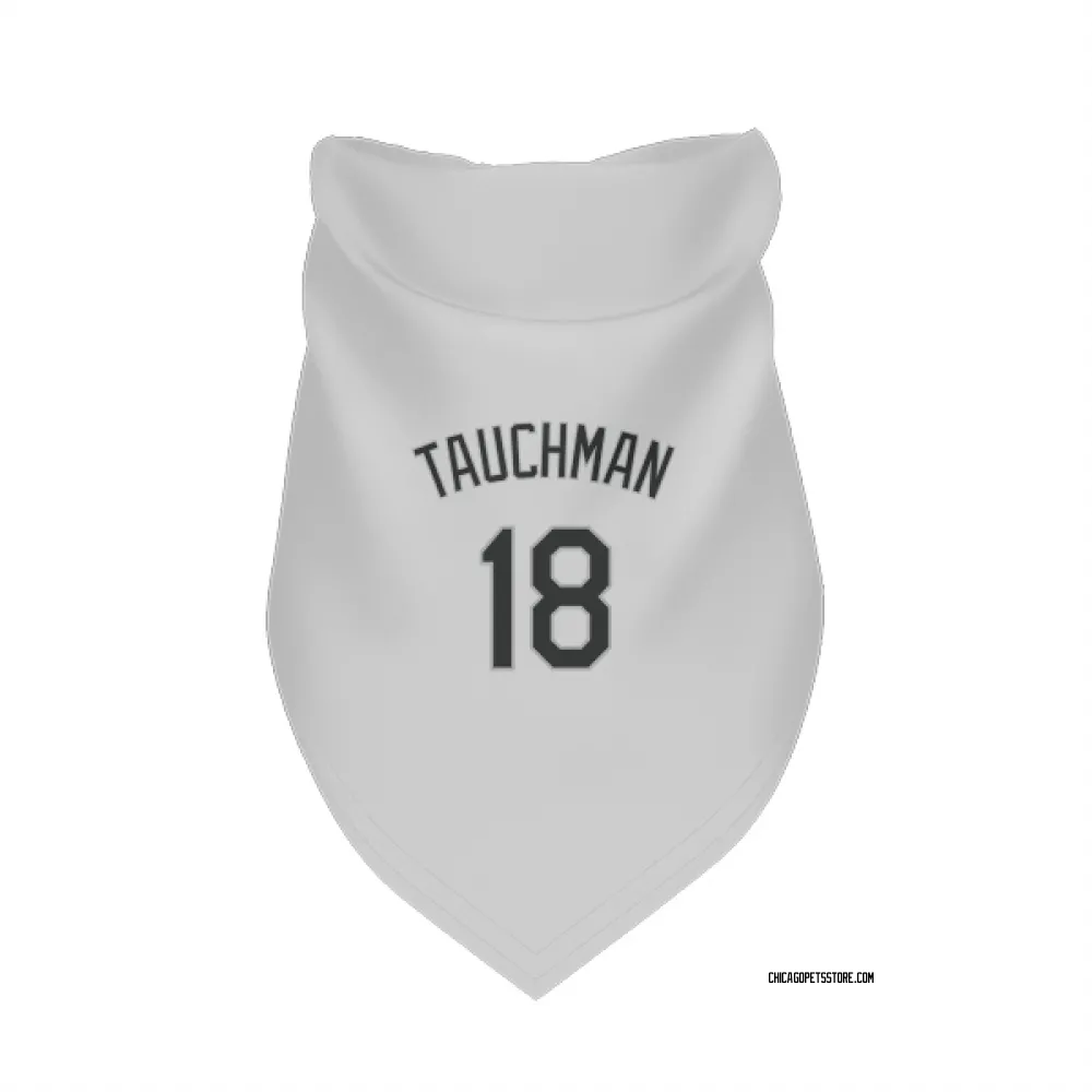 Chicago White Sox Mike Tauchman White Pet Bandana for Dog & Cat