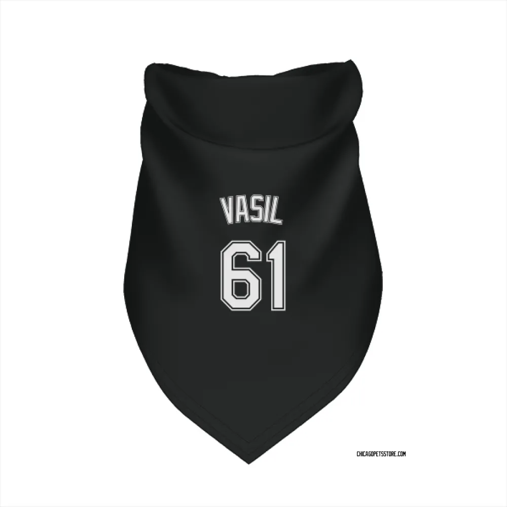 Chicago White Sox Mike Vasil Black Pet Bandana for Dog & Cat
