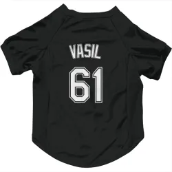 Chicago White Sox Mike Vasil Black Pet Jersey for Dog & Cat