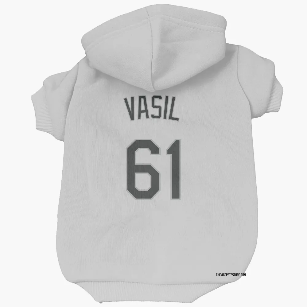 Chicago White Sox Mike Vasil White Pet Hoodie for Dog & Cat