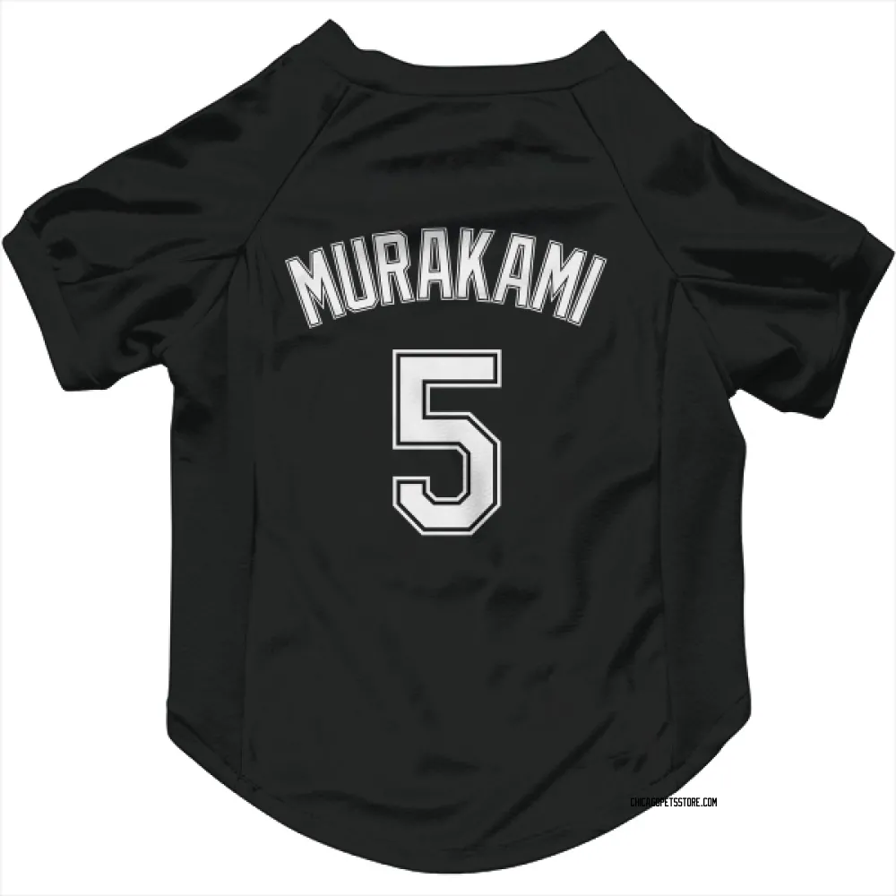 Chicago White Sox Munetaka Murakami Black Pet Jersey for Dog & Cat