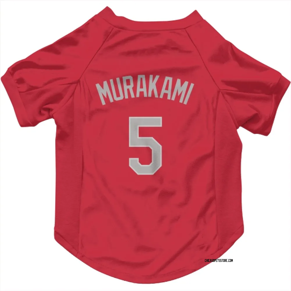 Chicago White Sox Munetaka Murakami Red Pet Jersey for Dog & Cat