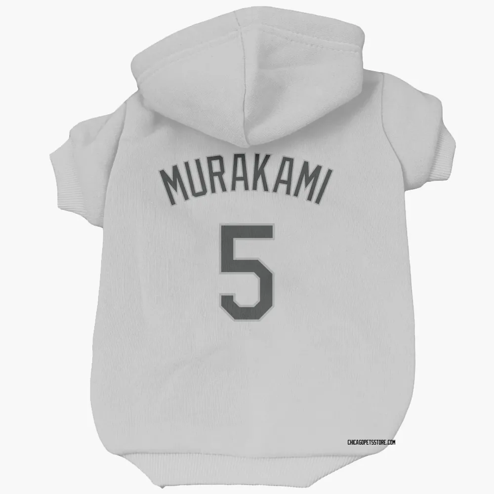 Chicago White Sox Munetaka Murakami White Pet Hoodie for Dog & Cat
