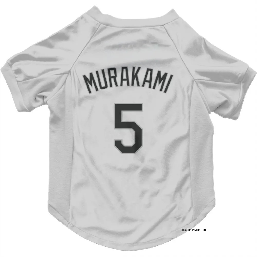 Chicago White Sox Munetaka Murakami White Pet Jersey for Dog & Cat