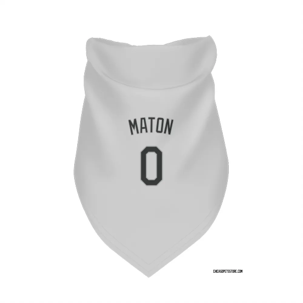 Chicago White Sox Nick Maton White Pet Bandana for Dog & Cat