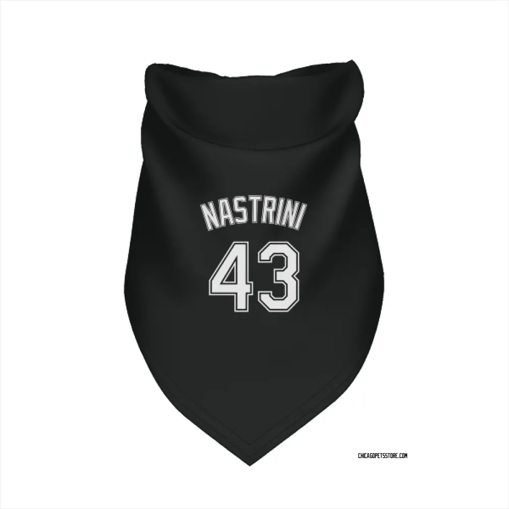 Chicago White Sox Nick Nastrini Black Pet Bandana for Dog & Cat