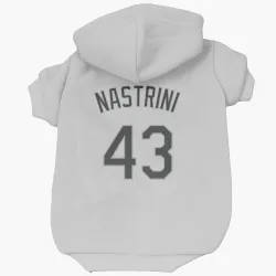 Chicago White Sox Nick Nastrini White Pet Hoodie for Dog & Cat