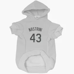 Chicago White Sox Nick Nastrini White Pet Hoodie for Dog & Cat