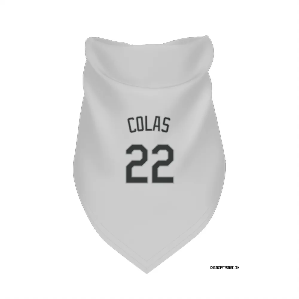 Chicago White Sox Oscar Colas White Pet Bandana for Dog & Cat