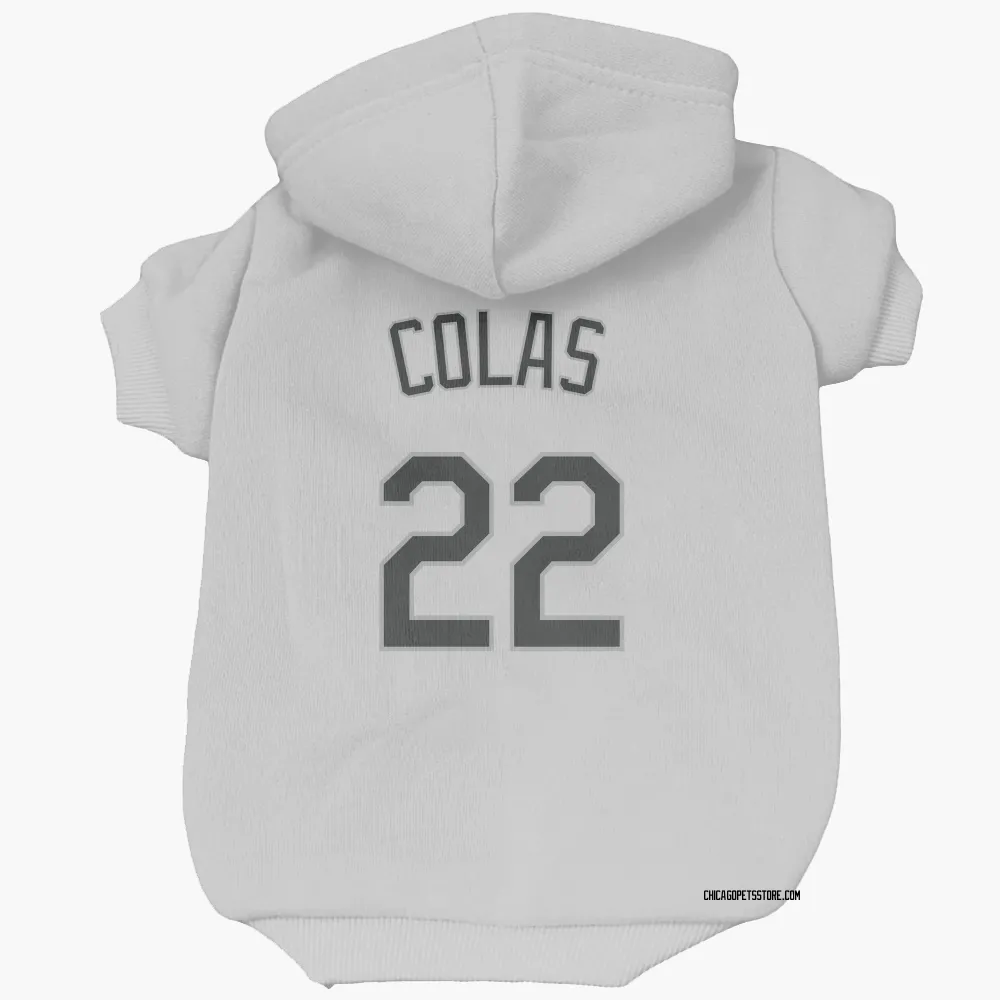 Chicago White Sox Oscar Colas White Pet Hoodie for Dog & Cat